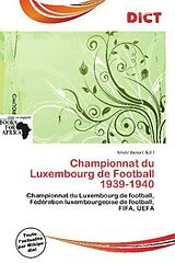 Couverture cartonnée Championnat du Luxembourg de Football 1939-1940 de 