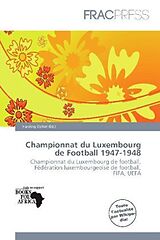 Couverture cartonnée Championnat du Luxembourg de Football 1947-1948 de 