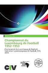 Couverture cartonnée Championnat du Luxembourg de Football 1952-1953 de 