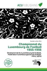 Couverture cartonnée Championnat du Luxembourg de Football 1955-1956 de 