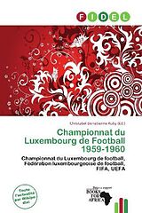 Couverture cartonnée Championnat du Luxembourg de Football 1959-1960 de 