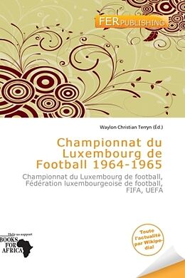 Couverture cartonnée Championnat du Luxembourg de Football 1964-1965 de 