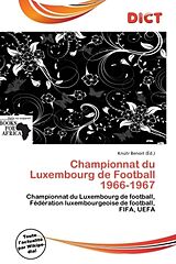 Couverture cartonnée Championnat du Luxembourg de Football 1966-1967 de 