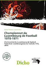 Couverture cartonnée Championnat du Luxembourg de Football 1970-1971 de 