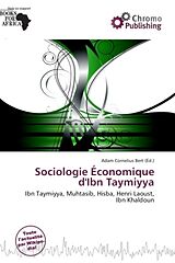 Couverture cartonnée Sociologie Économique d'Ibn Taymiyya de 