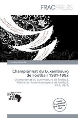 Couverture cartonnée Championnat du Luxembourg de Football 1981-1982 de 