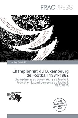 Couverture cartonnée Championnat du Luxembourg de Football 1981-1982 de 