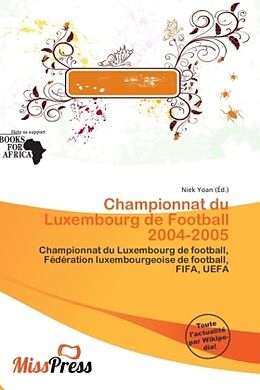 Couverture cartonnée Championnat du Luxembourg de Football 2004-2005 de 