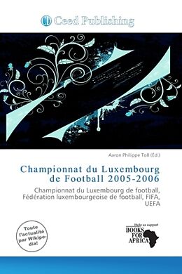 Couverture cartonnée Championnat du Luxembourg de Football 2005-2006 de 