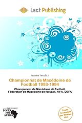 Couverture cartonnée Championnat de Macédoine de Football 1993-1994 de 