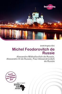 Couverture cartonnée Michel Feodorovitch de Russie de 