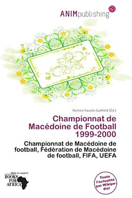 Couverture cartonnée Championnat de Macédoine de Football 1999-2000 de 