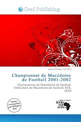 Couverture cartonnée Championnat de Macédoine de Football 2001-2002 de 