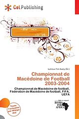 Couverture cartonnée Championnat de Macédoine de Football 2003-2004 de 