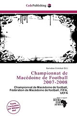 Couverture cartonnée Championnat de Macédoine de Football 2007-2008 de 