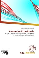 Couverture cartonnée Alexandre III de Russie de 