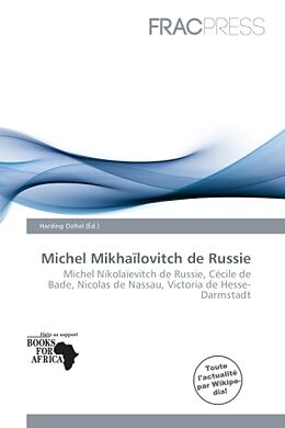 Couverture cartonnée Michel Mikhaïlovitch de Russie de 