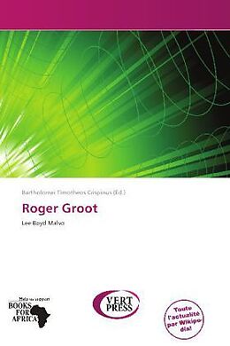 Couverture cartonnée Roger Groot de 