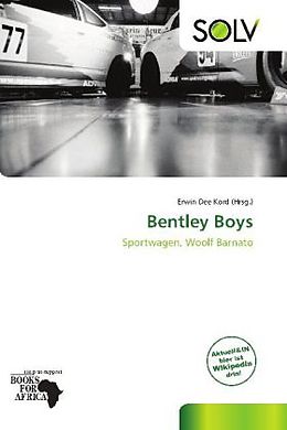 Kartonierter Einband Bentley Boys von 
