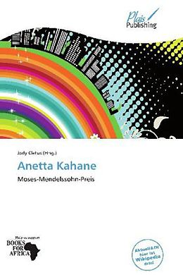 Kartonierter Einband Anetta Kahane von 