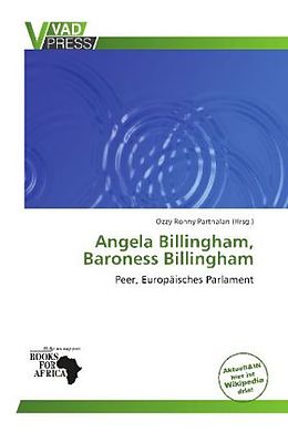 Kartonierter Einband Angela Billingham, Baroness Billingham von 
