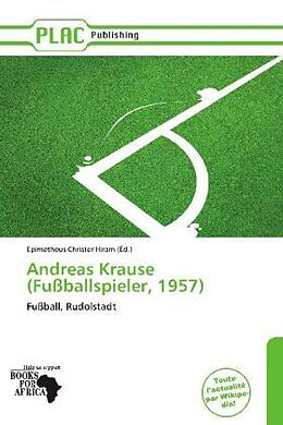 Couverture cartonnée Andreas Krause (Fußballspieler, 1957) de 