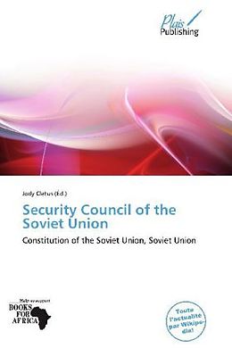 Couverture cartonnée Security Council of the Soviet Union de 