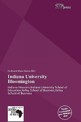 Couverture cartonnée Indiana University Bloomington de 