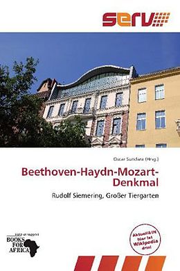Kartonierter Einband Beethoven-Haydn-Mozart-Denkmal von 