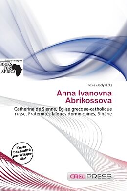 Couverture cartonnée Anna Ivanovna Abrikossova de 