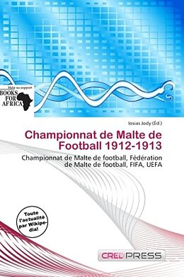 Couverture cartonnée Championnat de Malte de Football 1912-1913 de 