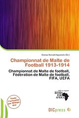 Couverture cartonnée Championnat de Malte de Football 1913-1914 de 