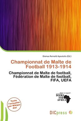 Couverture cartonnée Championnat de Malte de Football 1913-1914 de 