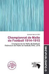 Couverture cartonnée Championnat de Malte de Football 1914-1915 de 