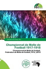 Couverture cartonnée Championnat de Malte de Football 1917-1918 de 