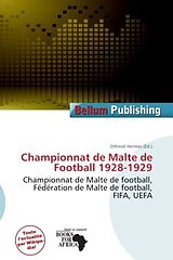 Couverture cartonnée Championnat de Malte de Football 1928-1929 de 