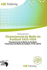 Couverture cartonnée Championnat de Malte de Football 1933-1934 de 