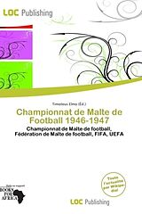 Couverture cartonnée Championnat de Malte de Football 1946-1947 de 