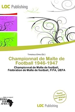 Couverture cartonnée Championnat de Malte de Football 1946-1947 de 