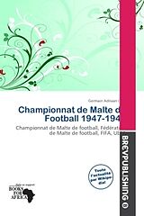 Couverture cartonnée Championnat de Malte de Football 1947-1948 de 