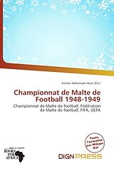 Couverture cartonnée Championnat de Malte de Football 1948-1949 de 