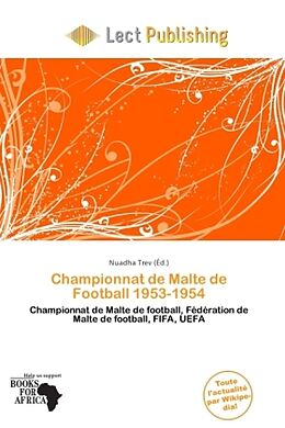 Couverture cartonnée Championnat de Malte de Football 1953-1954 de 