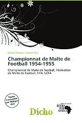 Couverture cartonnée Championnat de Malte de Football 1954-1955 de 