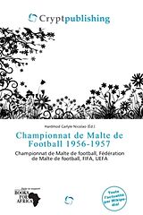 Couverture cartonnée Championnat de Malte de Football 1956-1957 de 