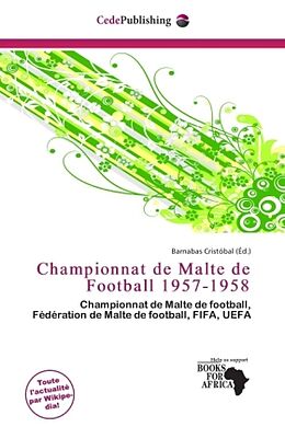 Couverture cartonnée Championnat de Malte de Football 1957-1958 de 