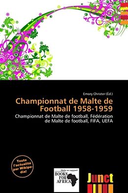 Couverture cartonnée Championnat de Malte de Football 1958-1959 de 