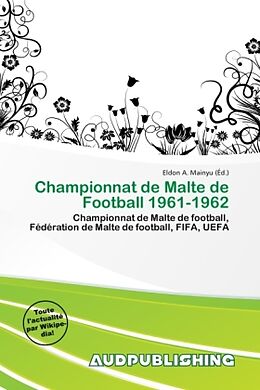 Couverture cartonnée Championnat de Malte de Football 1961-1962 de 