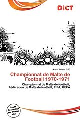 Couverture cartonnée Championnat de Malte de Football 1970-1971 de 