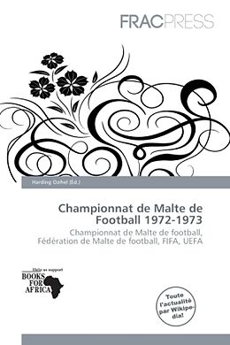 Couverture cartonnée Championnat de Malte de Football 1972-1973 de 