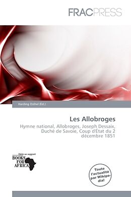 Couverture cartonnée Les Allobroges de 